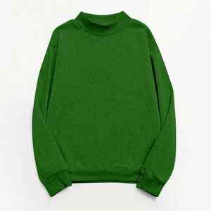 Sudadera de mujer de Color verde poliéster última llegada Super calidad nueva moda cuello redondo Unisex sudadera única para mujer - Product Image 1