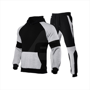Conjunto de pantalones de chándal con capucha unisex, ropa deportiva de diseño personalizado, chándales de alta calidad para hombre - Product Image 3