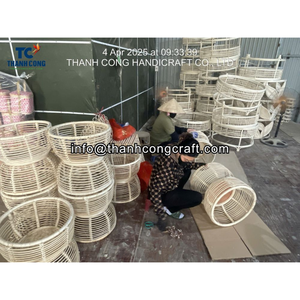 Wholesale NATURAL <b>RATTAN</b> BASKET for Multipurpose <b>Storage</b> Handmade Organizer for Kitchen Bathroom Bedroom and Living Room - Product Image 5