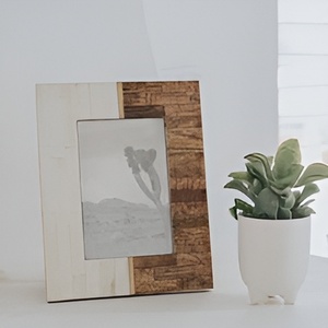 Cadre photo élégant, moderne et simple de style américain pour la table et le mur Cadre photo de taille personnalisée Cadre photo en MDF - Product Image 2