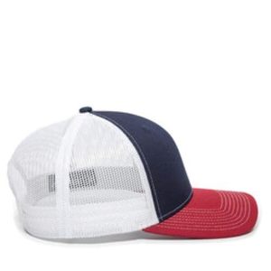 Casquettes à visière en polyester avec logo personnalisé de couleur unie vente en gros qualité meilleure mode chapeaux de camionneur au prix de gros pour la plage - Product Image 3