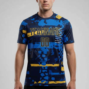 Camiseta de Entrenamiento Sublimada Personalizada, Hecha con Tela de Poliéster Resistente, Ajuste Cómodo, Colores Ideales para Deportes de Equipo - Product Image 3