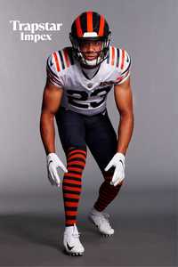 2025 personnalisé football américain porter des maillots à manches courtes respirants avec des uniformes imprimés sublimation maillots de football américain - Product Image 4