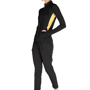 ชุดวอร์มผู้หญิงไซส์ใหญ่ทรงเข้ารูป ดีไซน์ 2 in 1 ผ้าโพลีเอสเตอร์/คอตตอน แฟชั่นขายดี ล่าสุด - Product Image 3