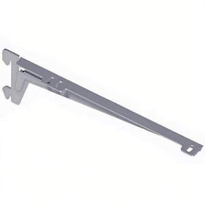 ELEMENT SYSTEM Steel Angle <b>Bracket</b> 10300 380mm Length with 2 Mounting Hooks <b>White</b> Finish Supports 55kg Connector Shelf Support - Product Image 3