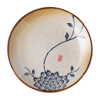 Plat à sauce soja en céramique écologique de style japonais, petite assiette à tremper, plateau à apéritif vintage pour mariage, pour utilisation en restaurant