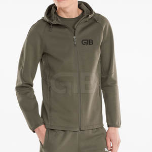 Sudaderas con Capucha de Alta Calidad 100% Algodón, Cierre Completo, para Hombre, Ecológicas, de Secado Rápido, Transpirables, Resistentes al Viento, con Logotipo Personalizado - Product Image 2