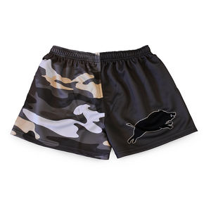 Nouveau design votre propre short de rugby unisexe décontracté pas cher avec poches à fermeture éclair pour homme et adulte Service OEM - Product Image 2