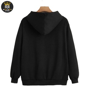 Sudadera con capucha informal de invierno para hombre, 100% de algodón personalizado de alta calidad con diamantes de imitación, sudaderas con capucha para hombre - Product Image 2