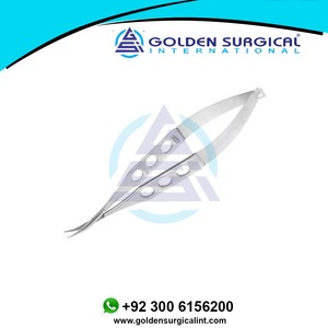 Tijeras de Tenotomía Westcott Curvas, Puntas Roma, Hojas Medianas, Microtijeras Oftálmicas para Cirugía Ocular - Product Image 5