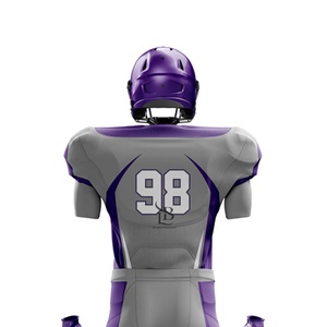 El mejor diseño personalizado uniforme de fútbol americano profesional para entrenamiento juvenil uniforme deportivo de alta calidad corto personalizado americano - Product Image 6