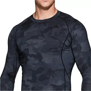 เสื้อแรนช์สำหรับผู้ชายผ้าเย็นระบายอากาศได้ชุดเล่นกีฬาฟิตเนส BJJ - Product Image 4