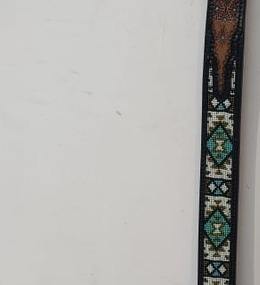 Cinturón occidental de cuero Premium para hombre, herramientas florales duraderas, diseño de cuentas con tachuelas, hebillas SS de alta calidad, caballo - Product Image 2