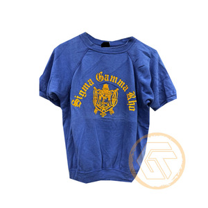 T-shirt pour femmes de la sororité Sigma Gamma Rho, trésors grecs en gros, 100% coton jersey, col rond, manches courtes, respirant pour l'été - Product Image 2