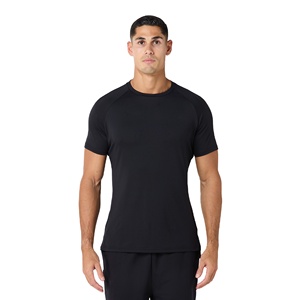 Ropa Deportiva Personalizada con Logotipo, para Correr, Ligera, Ajustada, Cuello Redondo, Secado Rápido, Transpirable, para Gimnasio, Entrenamiento Masculino - Product Image 1