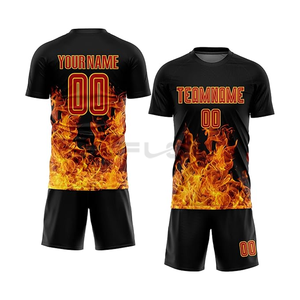 American football kit breathable 100% Polyester Fabric set quick dry <b>products</b> fit customized logo print Jersey <b>Soccer</b> Jersey - Product Image 4