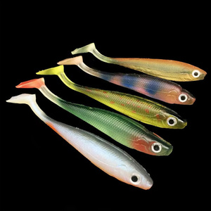 Spinpoler Appât en plastique souple pour brochet Appât nageur Big Shad Leurre Paddle Tail Wobbler Silicone Appât Perche Brochet Pêche <span class=keywords><strong>Poisson</strong></span> d'eau salée - Product Image 3