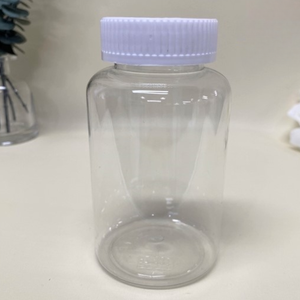 Vietnam Manufactory 200cc 200g Pharmaceutical Grade White Medicine <b>Pill</b> Screw Cap PET Plastic <b>Bottle</b> <b>Bottle</b> for Vitamin - Product Image 1