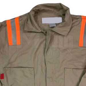 Combinaison de travail ignifuge industrielle, tenue de protection, uniforme de sécurité, résistante aux produits chimiques, combinaison de protection - Product Image 4