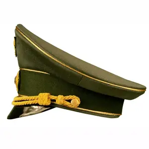 Casquette de cérémonie avec visière Gold Bullion Wholesale Uniform Peaked Hat