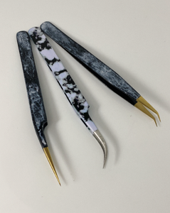 Pince à épiler pour cils avec logo personnalisé Fournitures de beauté Pince à épiler pour extension de cils avec volume de marque privée pour cosmétiques - Product Image 5