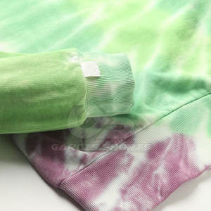 Sudadera Tie Dye para hombre, Jersey cálido con diseño de hombro caído y patrón lavado para aspecto de ropa de calle moderna - Product Image 6