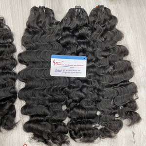 NOUVEAU PRODUIT!! Extensions humaines vietnamiennes Cheveux birmans bouclés Trame de cheveux Extensions de cheveux doublement étirés - Product Image 5