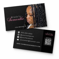 Cartes de visite personnalisées, cartes de remerciement, codes QR, étiquettes en papier pour marques de vêtements, extensions de cils, impression de logo