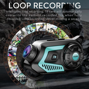 กล้องแอคชั่นกันน้ำ <span class=keywords><strong>Anytek</strong></span> S40 สำหรับมอเตอร์ไซค์ พร้อม WiFi กล้องติดหมวกกันน็อคสำหรับกีฬา กล้องวิดีโอสำหรับปั่นจักรยาน ขี่รถ กล้องดิจิตอลติดรถยนต์ ความละเอียด 2K UHD - Product Image 4