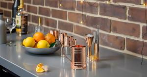 18 oz Copper Moscow Mule <b>for</b> Mugs with Copper Handle Solid Copper Design <b>for</b> His & Hers Gift <b>Cups</b> - Product Image 2