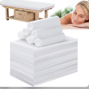 Disposable Non-Woven Flat Bed Sheet Massage <b>Table</b> <b>Cover</b> Breathable Skin Friendly <b>Waterproof</b> for Spa Hotel Home Hospital - Product Image 1