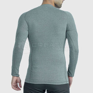 Pakistan Manufacturer Latest Design <b>Compression</b> <b>Shirts</b> Spandex Polyester <b>Men</b> <b>Compression</b> <b>Shirts</b> - Product Image 3