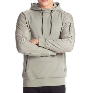 Sudadera con capucha de gran tamaño de invierno Unisex para hombre, 100% de algodón, Polar, transpirable, patrón sólido, ropa de calle bordada básica - Product Image 2