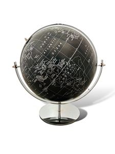 Elegante Globo Terráqueo Decorativo de 8 Pulgadas con Base Redonda de Hierro y Latón Brillante para Escritorio de Oficina e Interiores del Hogar - Product Image 2