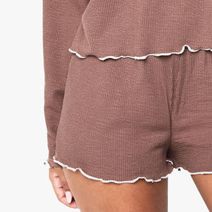 Nouveauté Ensembles courts pour femmes Ensembles courts en coton et polyester pour femmes Style unique Ensembles courts pour femmes avec logo personnalisé Vêtements d'été - Product Image 6