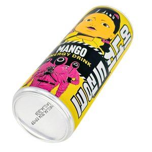Juego de calamar de alta calidad Bebida energética Mango 330ml Lata Venta al por mayor Suministro a granel Venta caliente Bebida Precio directo de fábrica OEM - Product Image 5