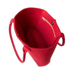 Sac Fourre-Tout en Feutre Personnalisable pour Femmes avec Poche Intérieure pour Étudiants-Prix du Vietnam - Product Image 4