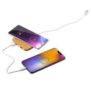 Chargeur sans fil en bambou pour maison intelligente, gadget écologique Wattix - Product Image 3