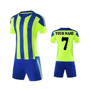 Camisetas de fútbol de alta calidad para hombres, kit de fútbol, sublimación, cuello en V, conjunto de uniforme de entrenamiento deportivo para equipo, ropa deportiva - Product Image 3