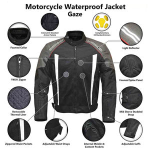 Veste de moto imperméable Cordura hiver respirant manches longues personnalisé n'importe quelle couleur de haute qualité - Product Image 4
