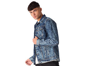 Best Quality Custom Logo <b>Denim</b> <b>Jacket</b> <b>for</b> <b>Men</b> Comfortable Fit Casual Style Side Pockets Latest Design Fashion Outerwear Top - Product Image 2