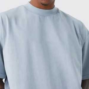 เสื้อยืดคอกลมทรงปกติ ผ้าแคนวาสเนื้อหนัก 220 กรัม 100% ผ้าฝ้าย ระบายอากาศ แห้งเร็ว ทรงหลวม ไหล่ตก สำหรับผู้ชาย - Product Image 3