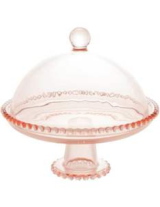 Base para Pastel de Vidrio Hecha a Mano con Cúpula para una Presentación de Postres de Lujo que Mejora la Experiencia de Entretenimiento en el Hogar - Product Image 1