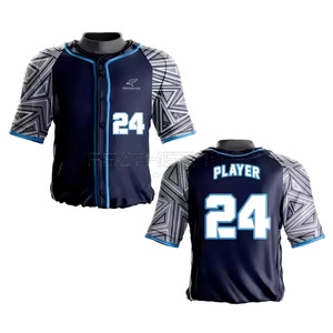 Uniforme de béisbol con diseño de logotipo personalizado, ropa deportiva ligera y cómoda para adultos, conjuntos de talla grande con precio razonable - Product Image 2