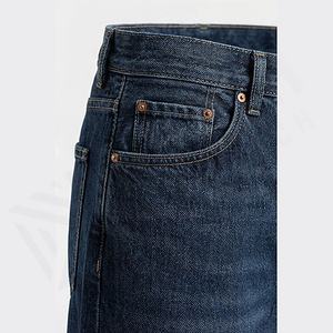 Pantalon en jean délavé dégradé style urbain pour homme, design décontracté d'hiver, taille mi-haute, jean ciré, couleur personnalisée, vente en gros - Product Image 5