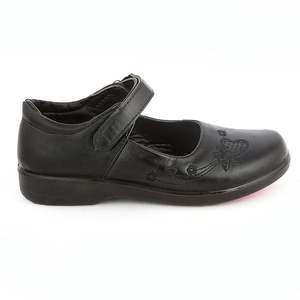 Girls <b>School</b> <b>Pumps</b> (7Z1) BK-934 - Black - Black - Product Image 2