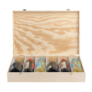 กล่องไม้อัดสำหรับ6 + 6 BT ขนาด750มล. ขนาดภายใน: 51.6X33.9X17 5 - Product Image 2