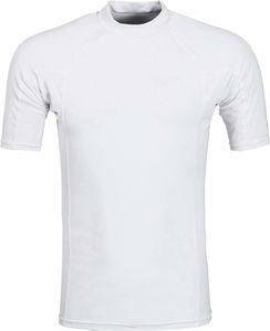 Équipement d'entraînement au combat de bonne qualité Logo personnalisé Design demi-manches Hommes Rash Guard à prix raisonnable Chemises de compression - Product Image 5