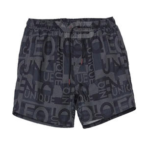 Short de surf respirant pour homme conçu sur mesure avec cordon de serrage, impression par transfert par sublimation, méthode de tissage non tissé - Product Image 2