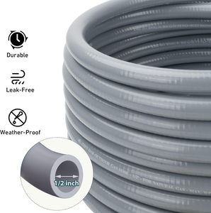 Tuyau de gaz naturel de 12 pieds 3/8" ID, tuyau GPL basse pression avec raccord rapide, pour <span class=keywords><strong>Weber</strong></span>, Char-broil, <span class=keywords><strong>four</strong></span> <span class=keywords><strong>à</strong></span> <span class=keywords><strong>pizza</strong></span> - Product Image 2